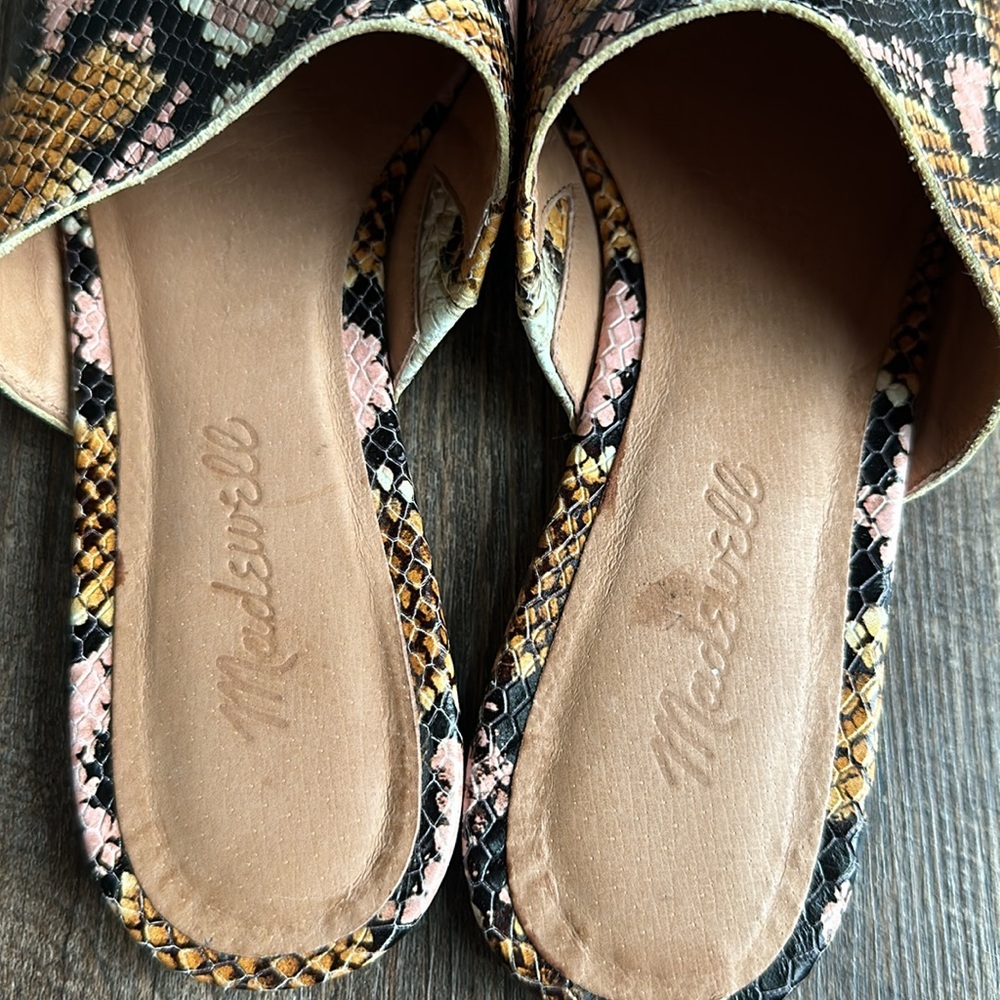Madewell The Cory Mule in Snake Embossed Leather - Picture 13 of 13